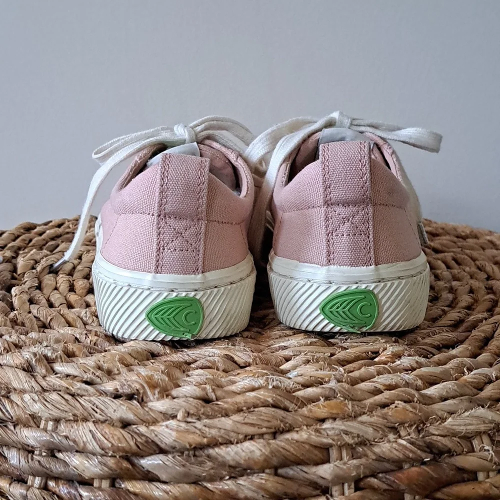 Cariuma Womens Rio Brazil Rose Pink Canvas Casual/Athleisure/Preppy Sneakers S-7